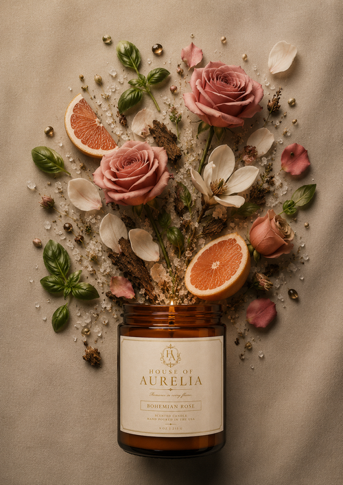 001 Bohemian Rose- Romance Patchouli and Grapefruit